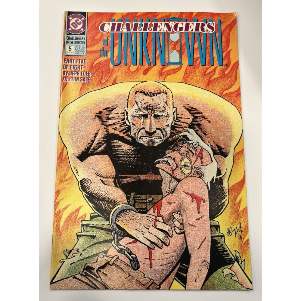 Challengers of the Unknown 5 DC Comics 1991 Jeph Loeb Tim Sale Copper Age